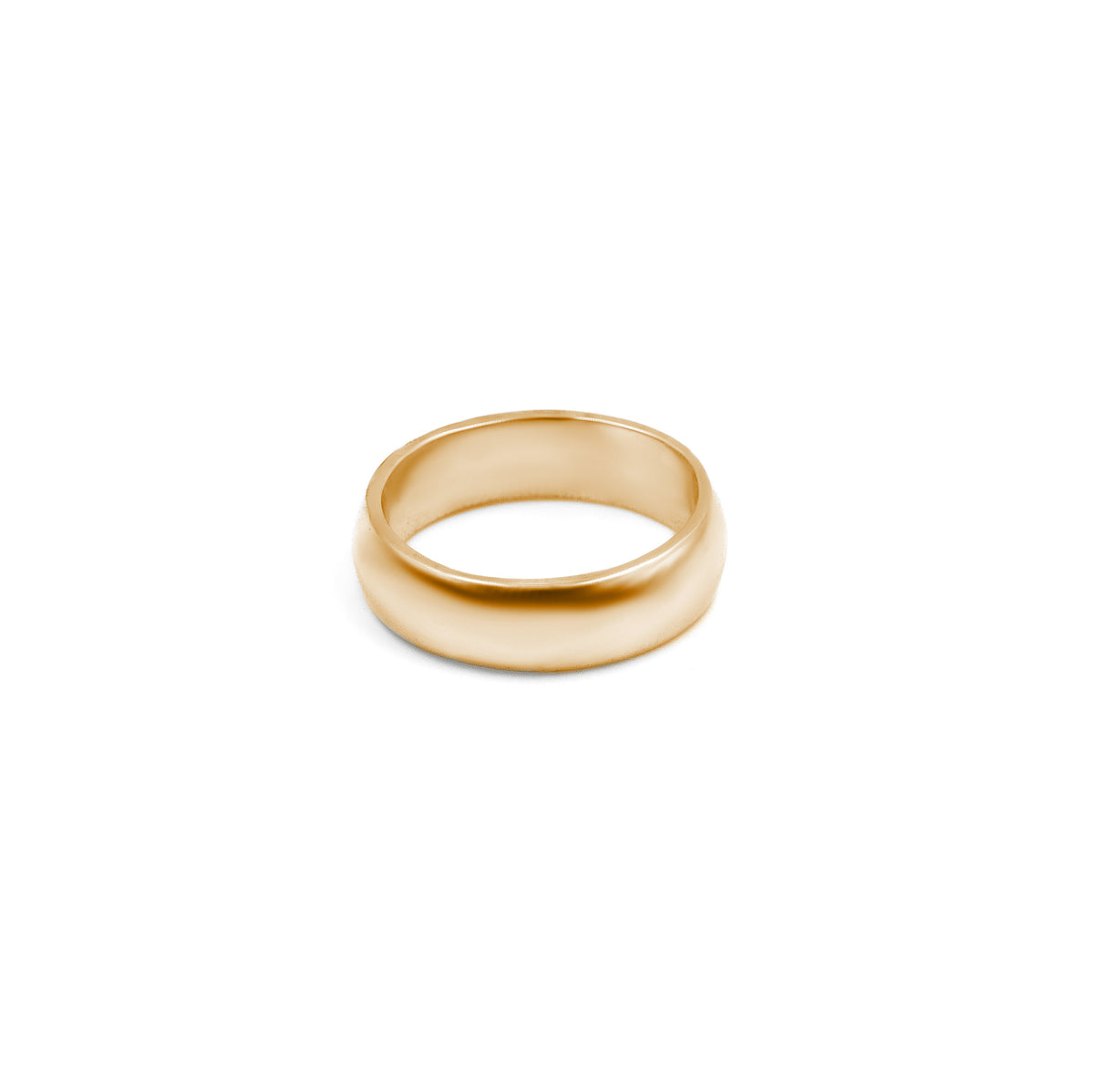 Elegant Ring Band in gold, offering a timeless design that complements any jewelry collection, perfect for stacking or as a simple statement piece."